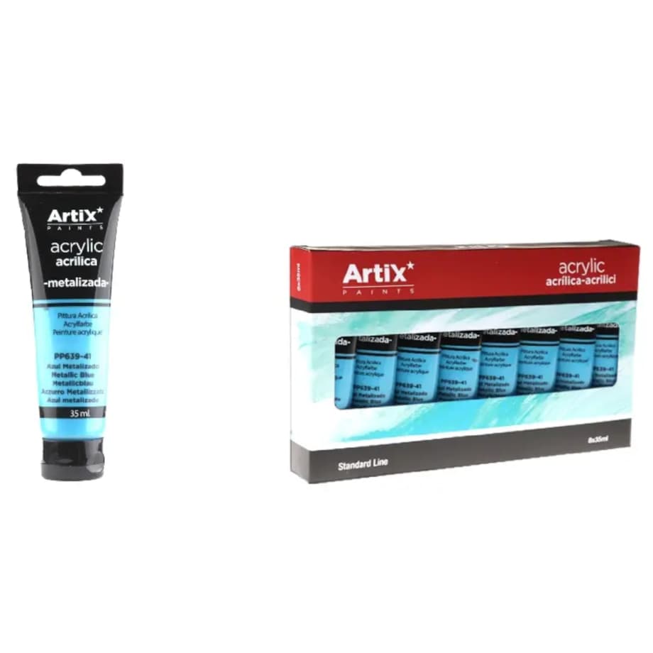 farba akrylowa metalic blue artix pp639-41, 35ml