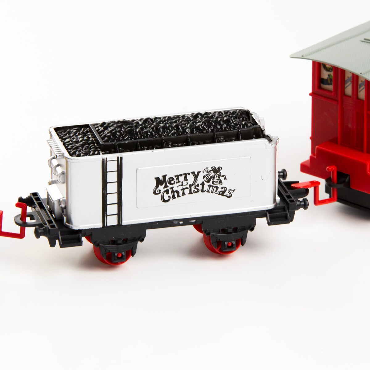 Kolejka Świąteczna Elektryczna Pociąg Dla Dzieci Na Baterie Na Prezent