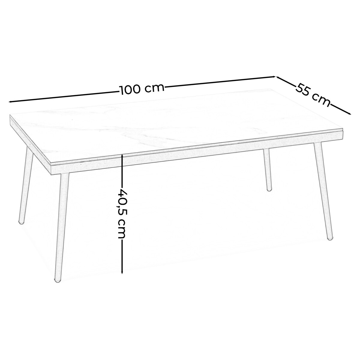 Zestaw mebli ogrodowych taras nowoczesne aluminiowe BELIZE czarno szare