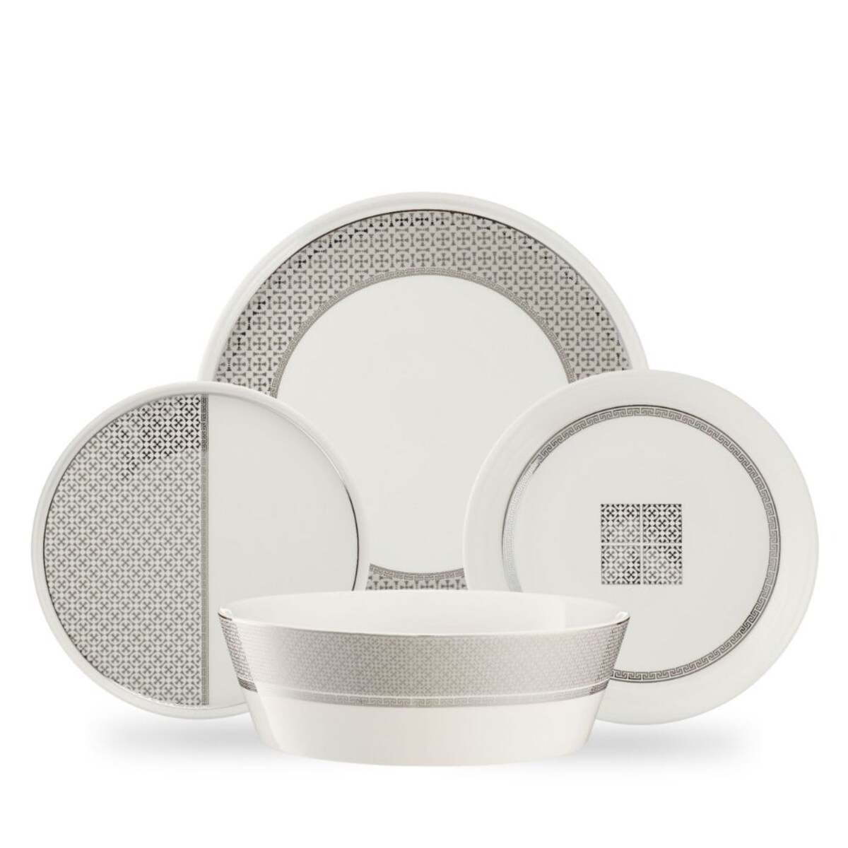 VILLA ITALIA Serwis obiadowy porcelanowy na 6 osób SHIRO