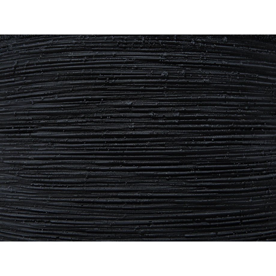 Doniczka 26 x 26 x 25 cm czarna SAMOS