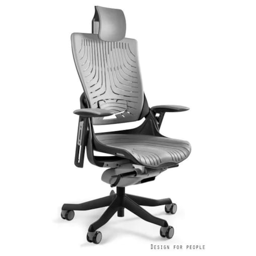 Fotel biurowy WAU 2 czarny/szary elastomer