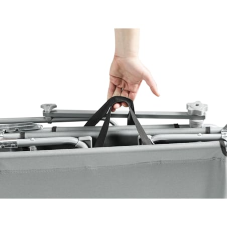 Leżak ogrodowy FOLIGNO Metal Szary