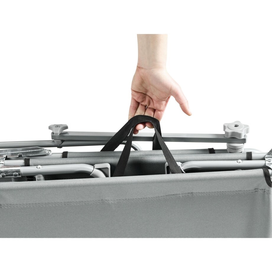 Leżak ogrodowy FOLIGNO Metal Szary