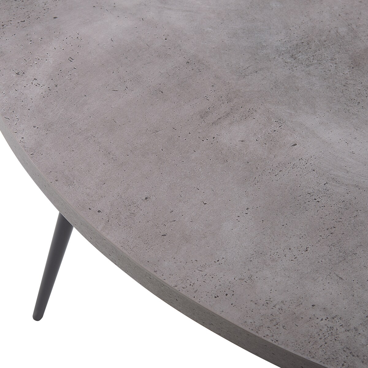 Stół do jadalni ODEON Szary efekt betonu 120 cm 120 cm