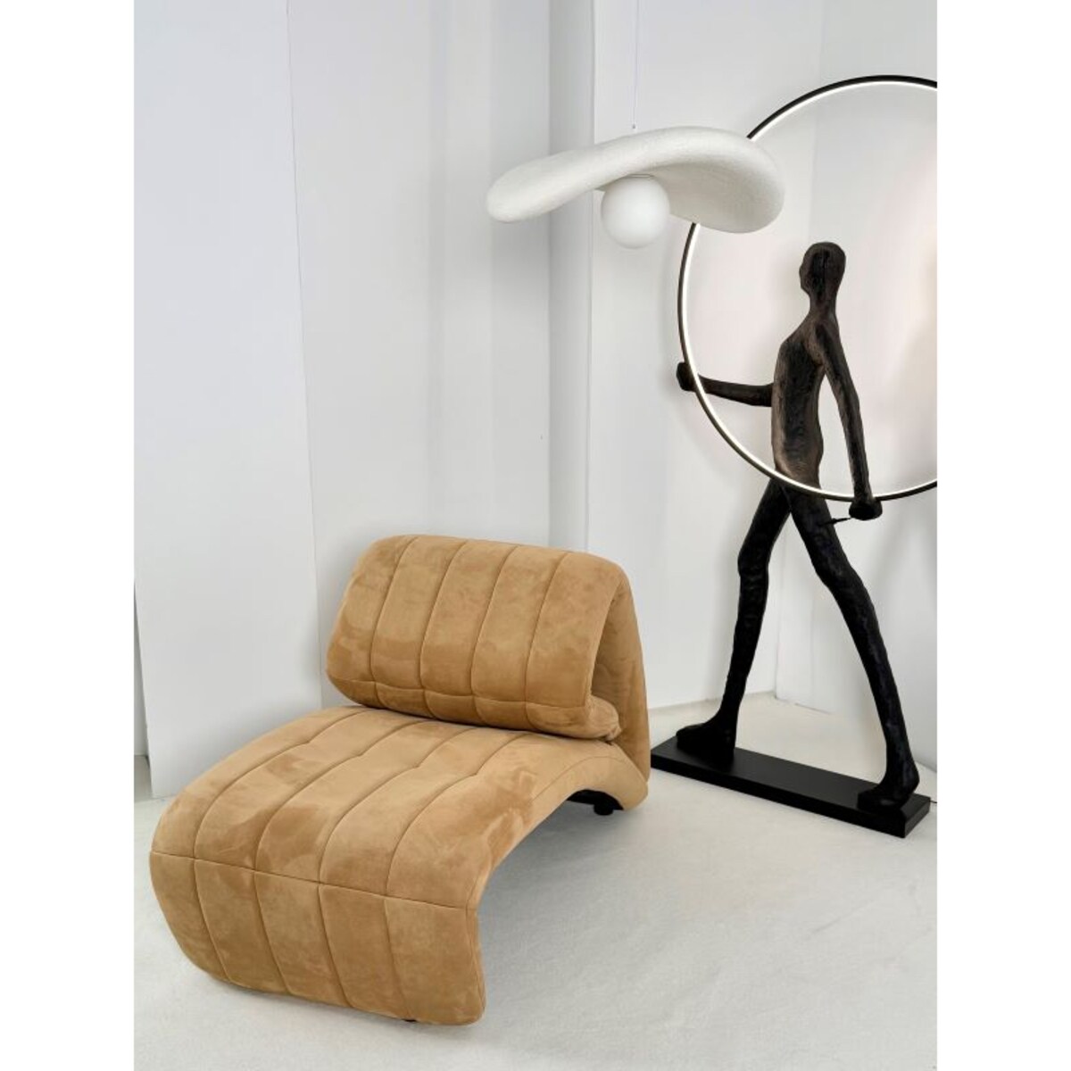 FOTEL ALESSANDRO TKANINA BEŻ