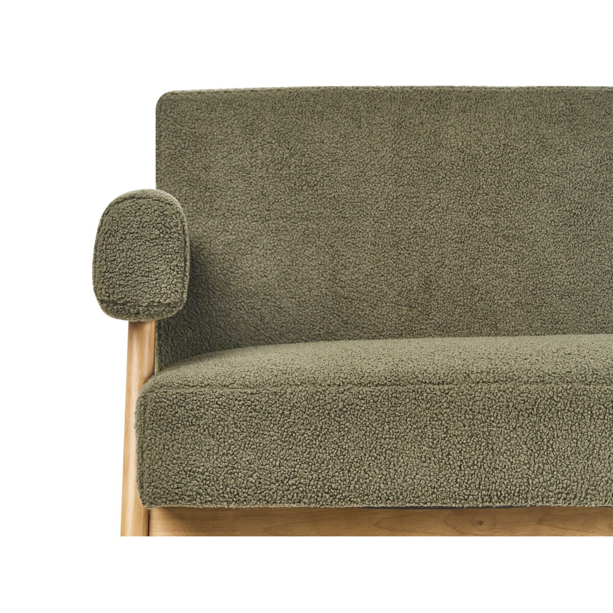 Sofa TAMRE Boucle Zielony dla 2 osób