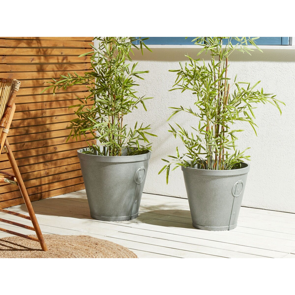 Doniczka ⌀ 45 cm szara VARI