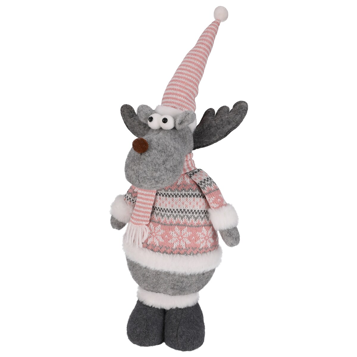 Renifer SKRZAT Mikołaj świąteczny ŁOŚ figurka DEKORACJA prezent JUMIhome