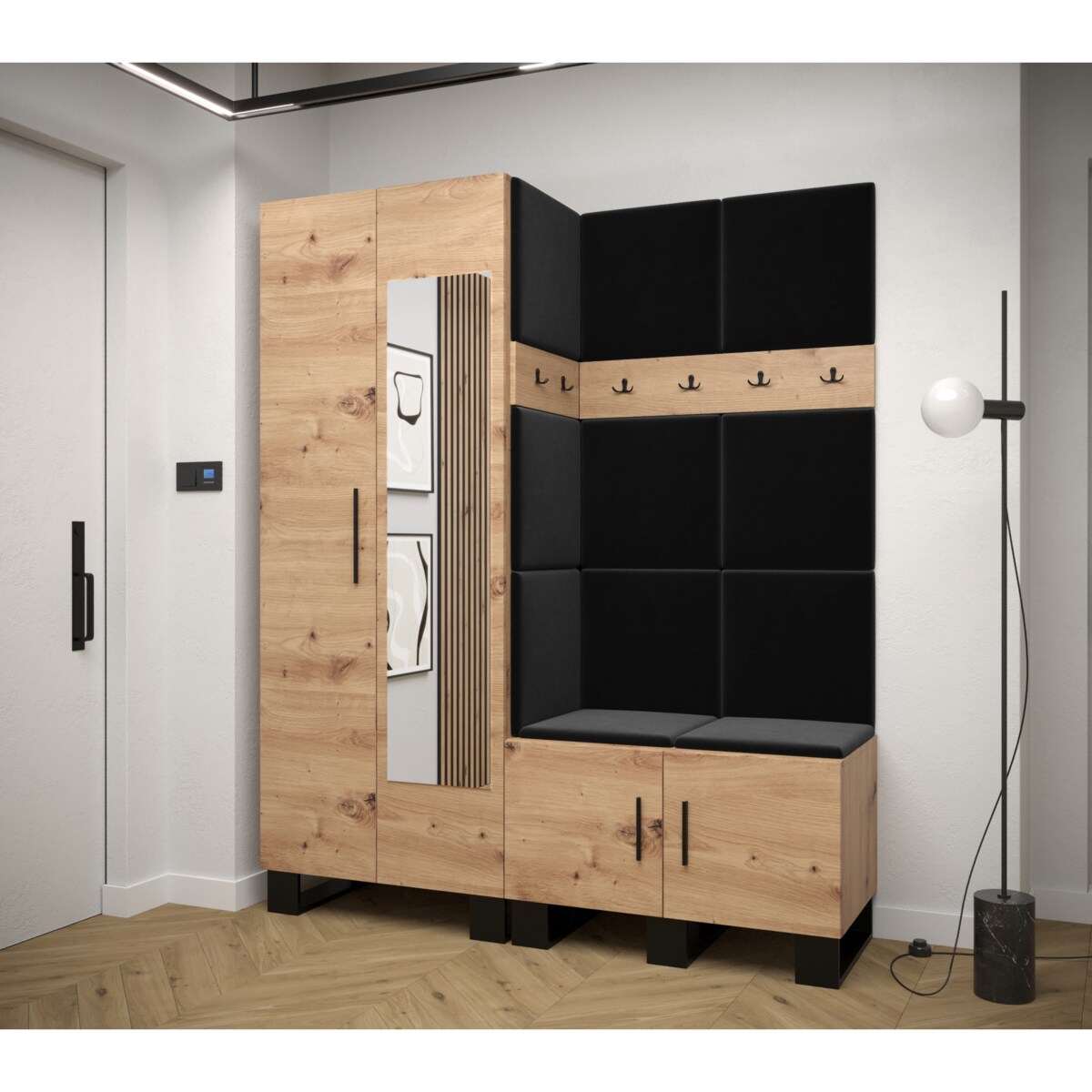 Garderoba do przedpokoju Abiks ARTIN 14 artisan+manila18