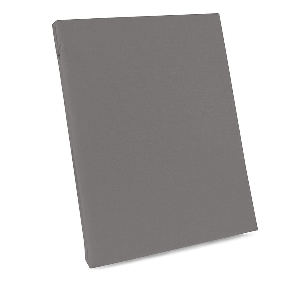 Prześcieradło bawełniane bez gumki 160x200 + dodatkowe 20cm po bokach bokach szare