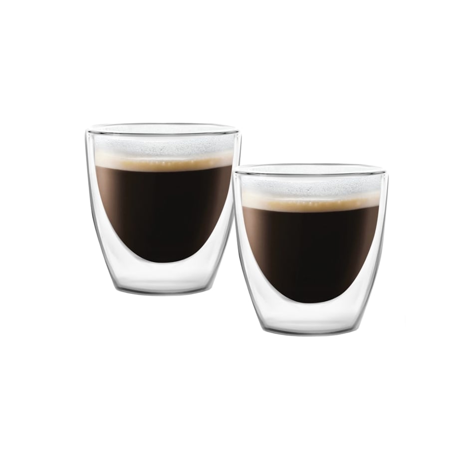 Zestaw 2 filiżanek do espresso z podwójną ścianką Amo 80 ml 25837