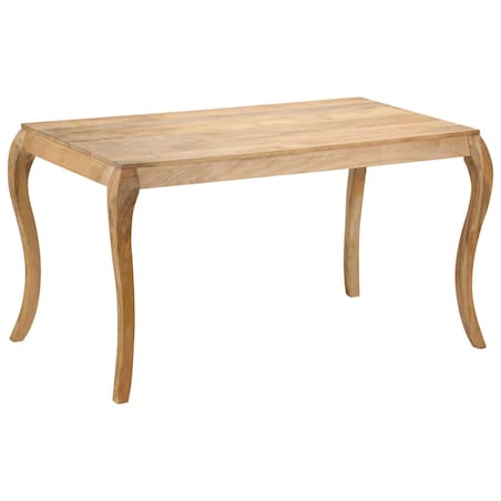 vidaXL Stół jadalniany z litego drewna mango, 135 x 75 x 76 cm