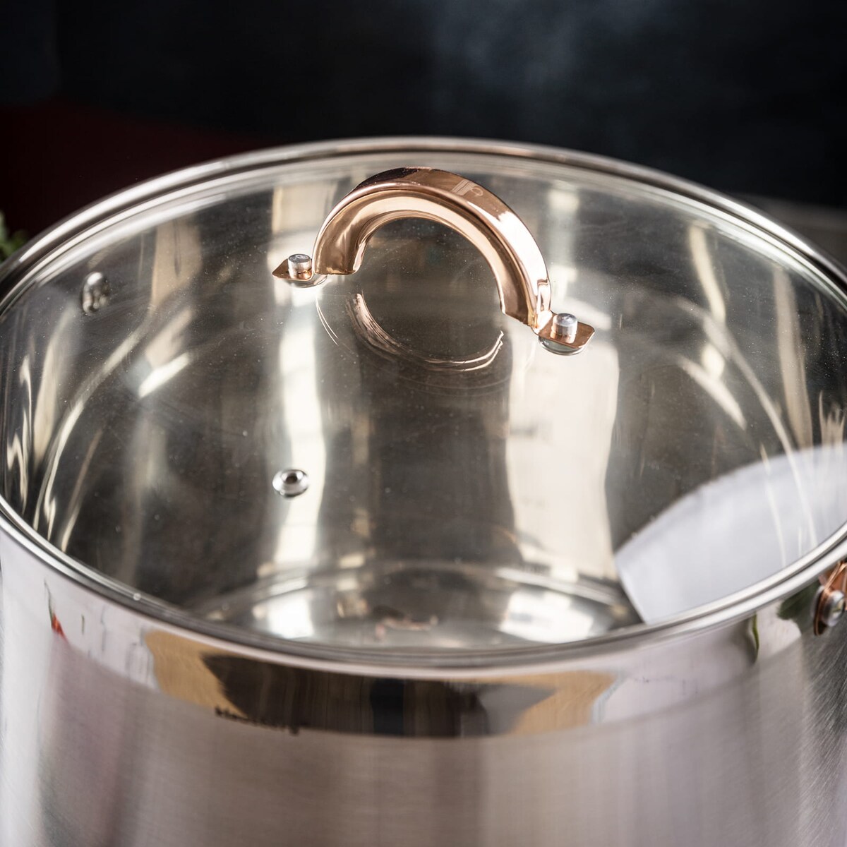 Garnek stalowy gastronomiczny duży 8.6L 24cm Rose Gold KLAUSBERG