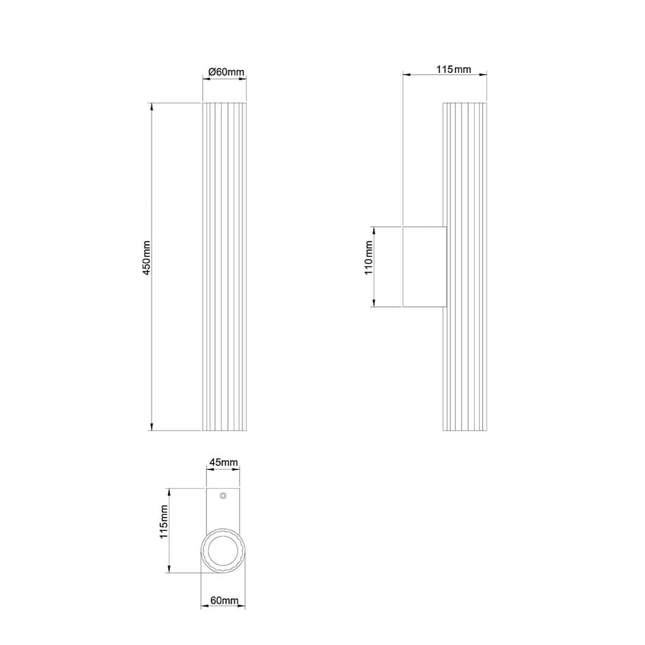 Kinkiet Light Prestige Linea transparentny LED CCT 3000K/4000K/6000K (regulowana) 1 szt.
