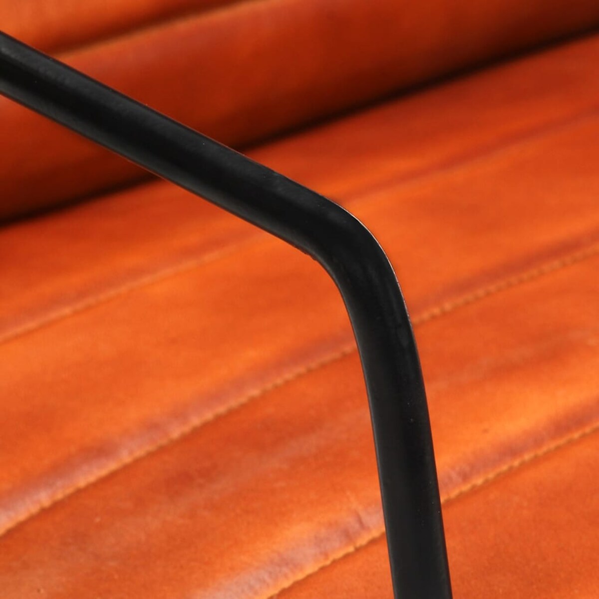 vidaXL Fotel, jasnobrązowy, skóra naturalna