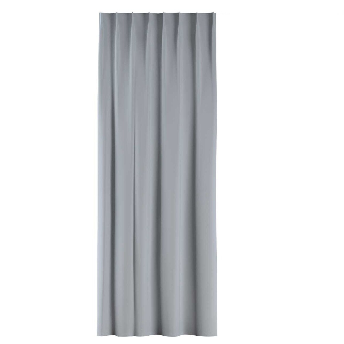 Zasłona na haczykach flex pojedynczych 130x245 jasny szary