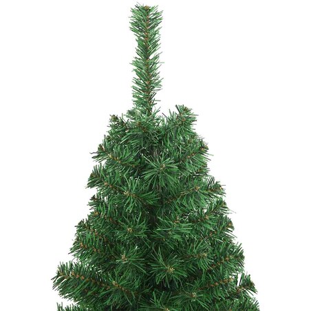 vidaXL Sztuczna choinka o grubych gałązkach, zielona, 150 cm, PVC