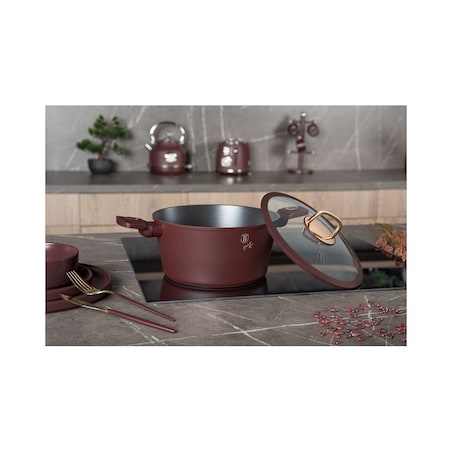 Garnek z pokrywką 30cm BerlingerHaus Leonardo Collection BH-8043