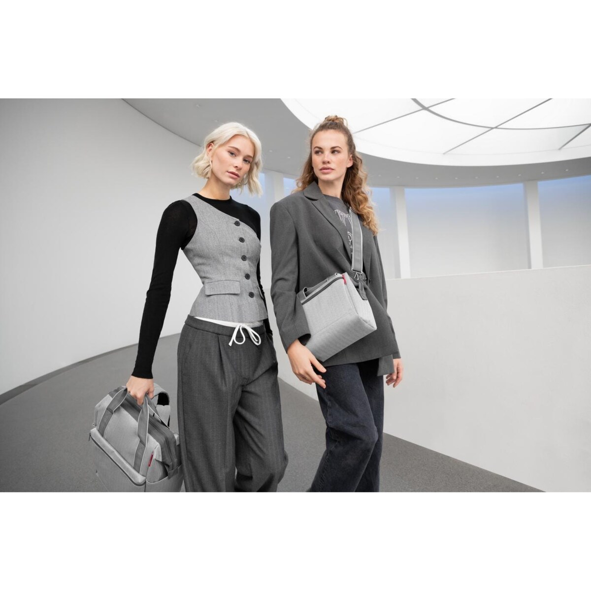 Torba ALLROUNDER CROSS, herringbone grey