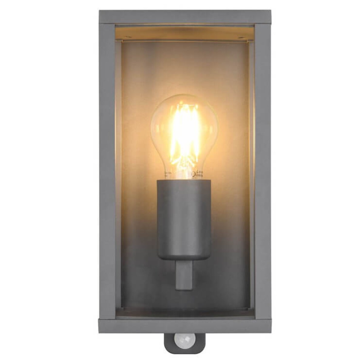 Elewacyjna lampa Garonne 201869142 Trio lampion z czujnikiem ruchu antracyt