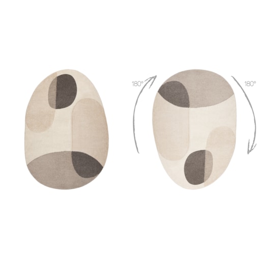 Dywan FUSION 5706 krem / beż Shape - 160x220 cm