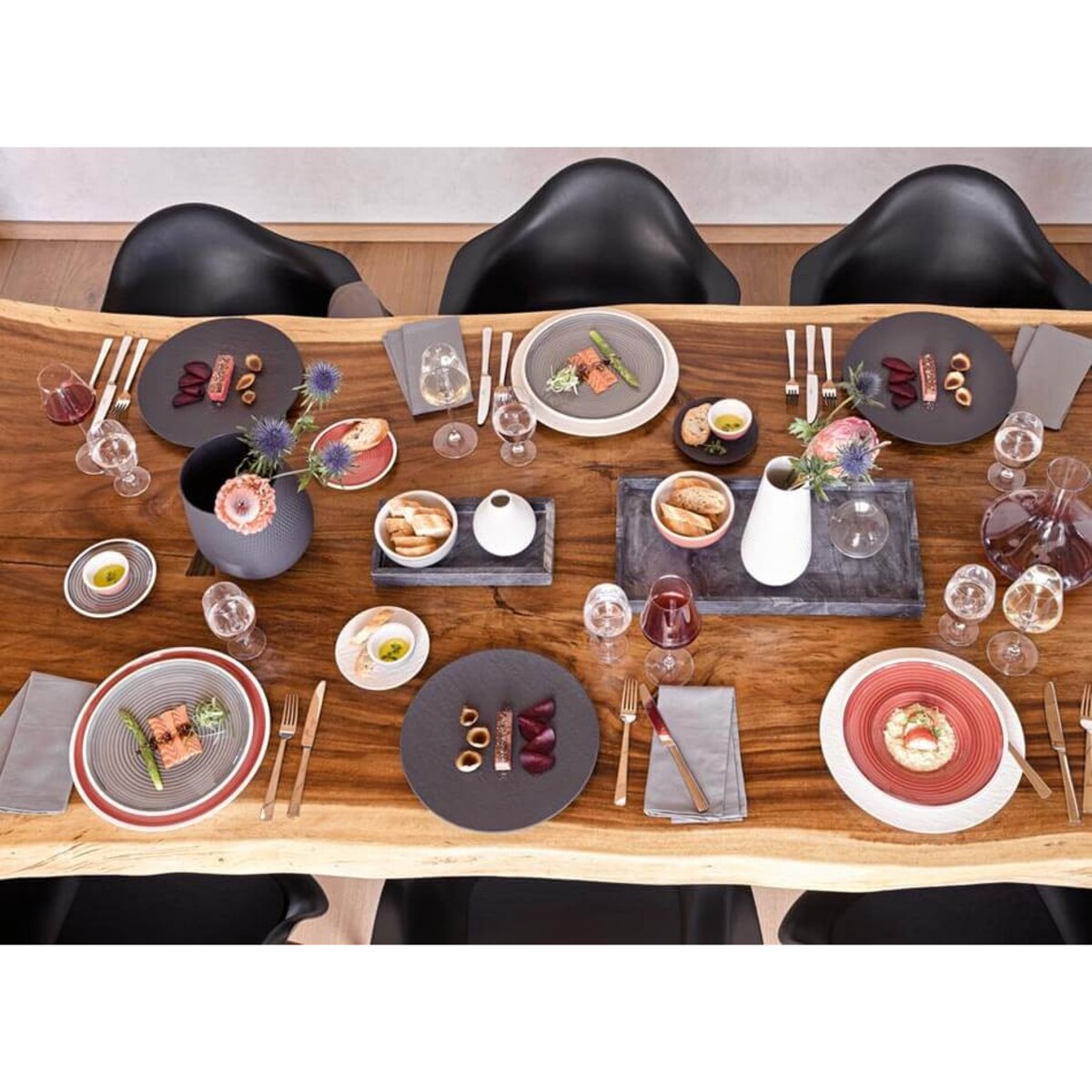 Talerz obiadowy coupe Manufacture Rock Blanc, 25 cm, Villeroy & Boch