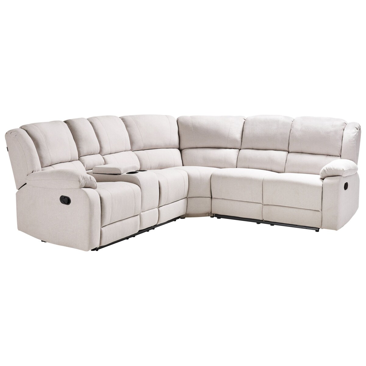 Narożnik ROKKE Jasnobeżowy Lewostronny