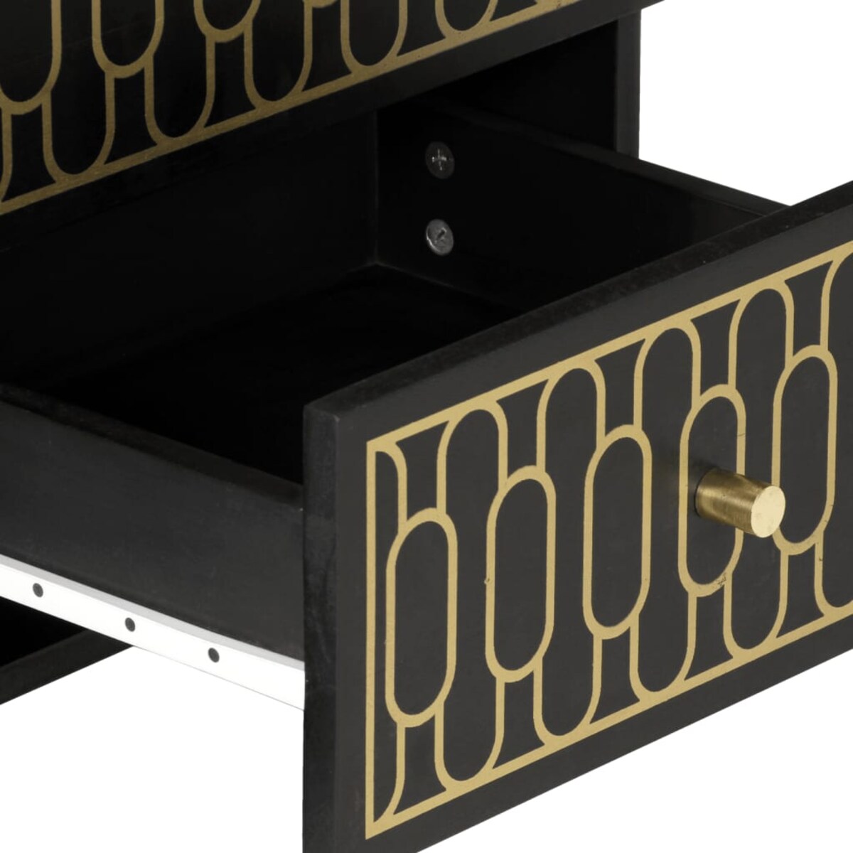 vidaXL Szafka nocna, 40x33x46 cm, lite drewno mango