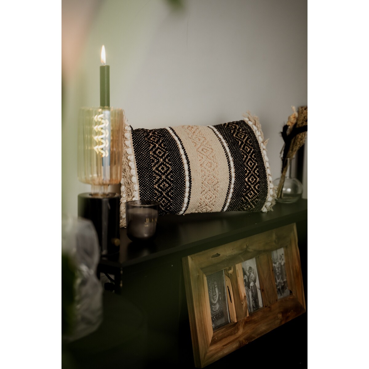 Poduszka ozdobna z metaliczną nitką MIRAGE, 30 x 50 cm