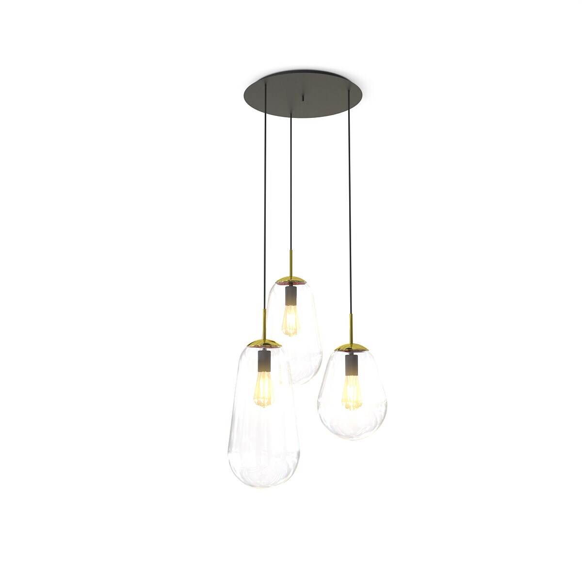 Lampa sufitowa 7794 PEAR Transparentny Nowodvorski