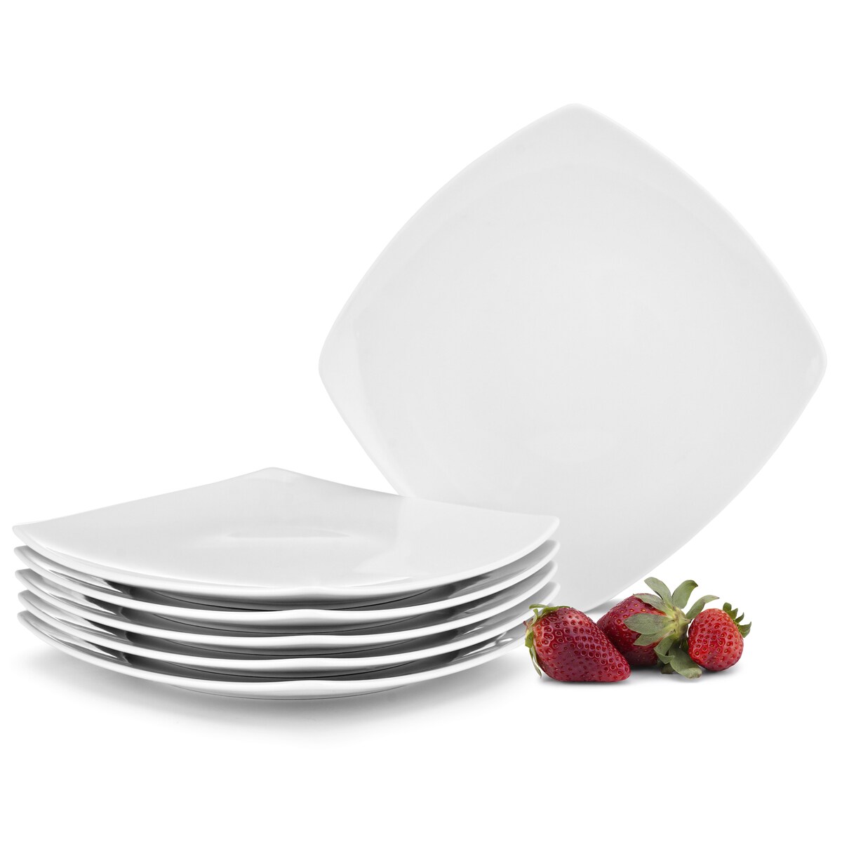 Konsimo CARLINA Talerz deserowy 6szt.