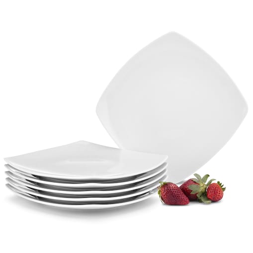 Konsimo CARLINA Talerz deserowy 6szt.