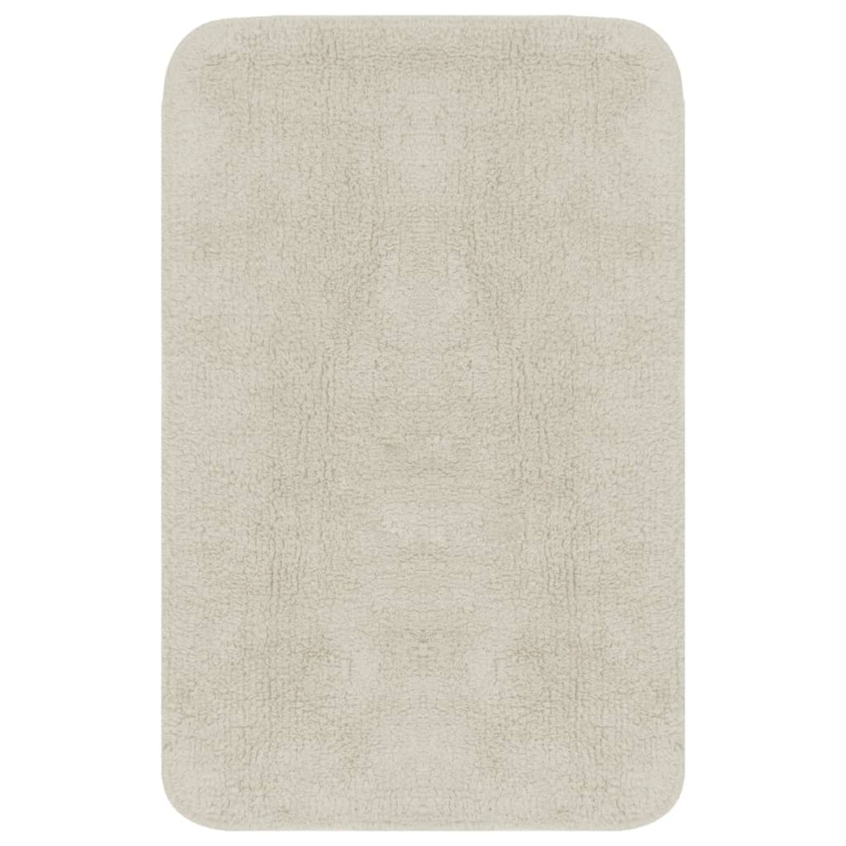 vidaXL 2-częściowy zestaw mat łazienkowych, tkanina, biały