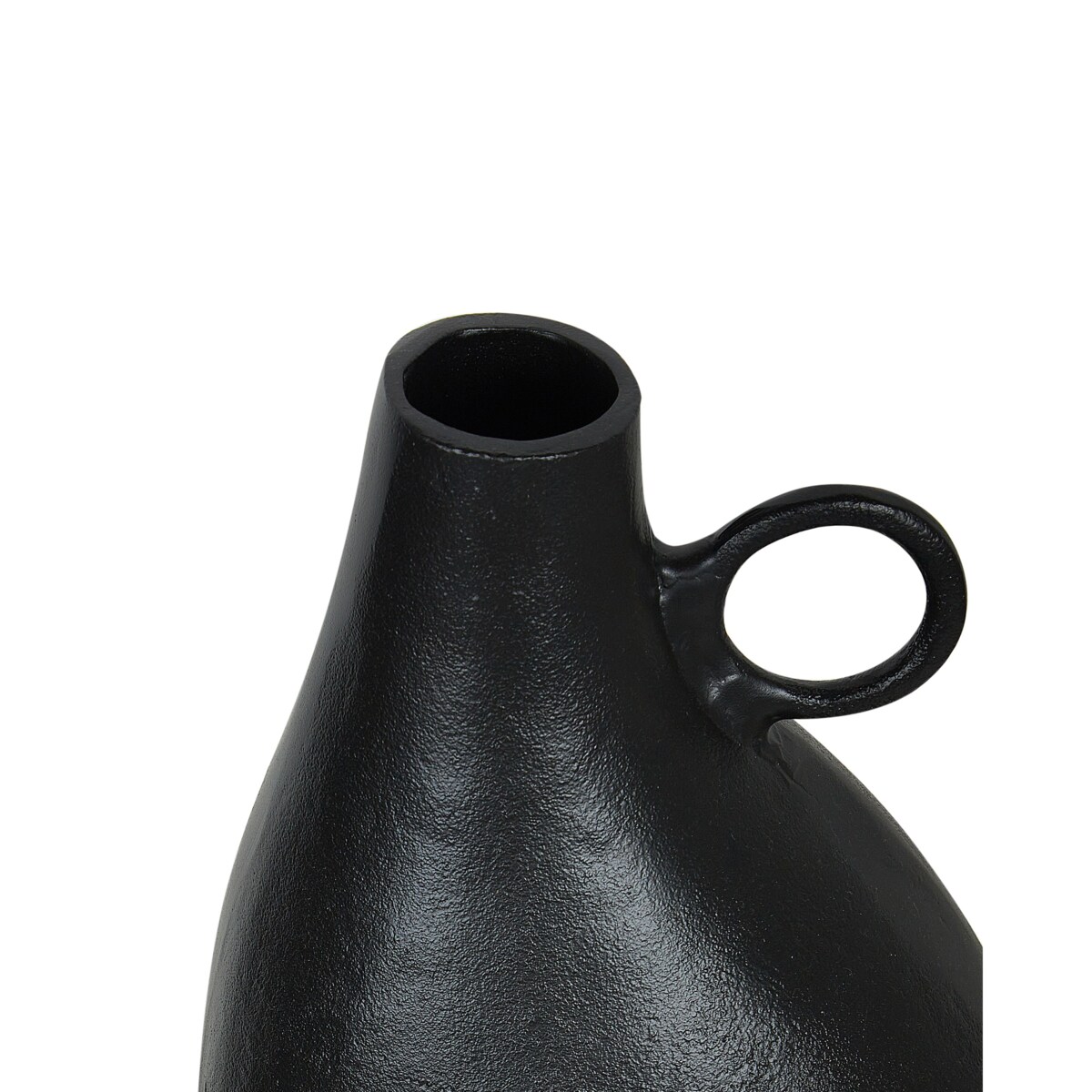 Aluminium Wazon dekoracyjny 36 Czarny NARBADA