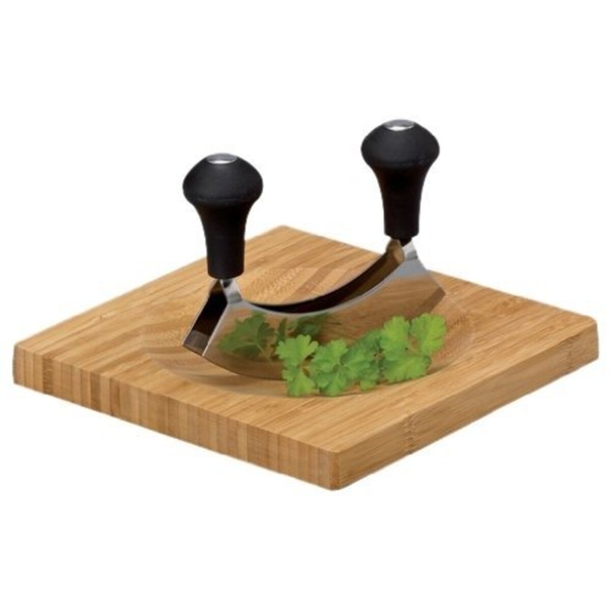 Bambusowa deska do krojenia ziół + szatkownica