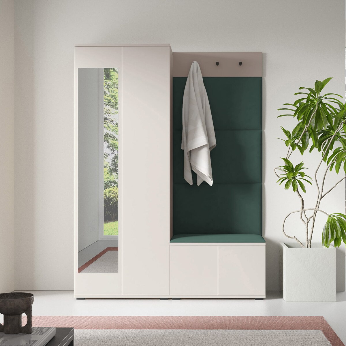 Garderoba Napoli wersja 3 Trinity 28 beżowy Cashmere