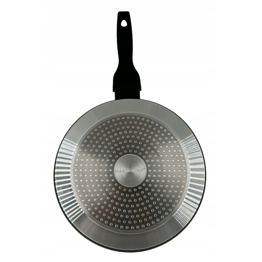 Patelnia Do Smażenia Granitowa 18 Cm Z Pokrywką Nieprzywierająca Na Indukcję Gaz