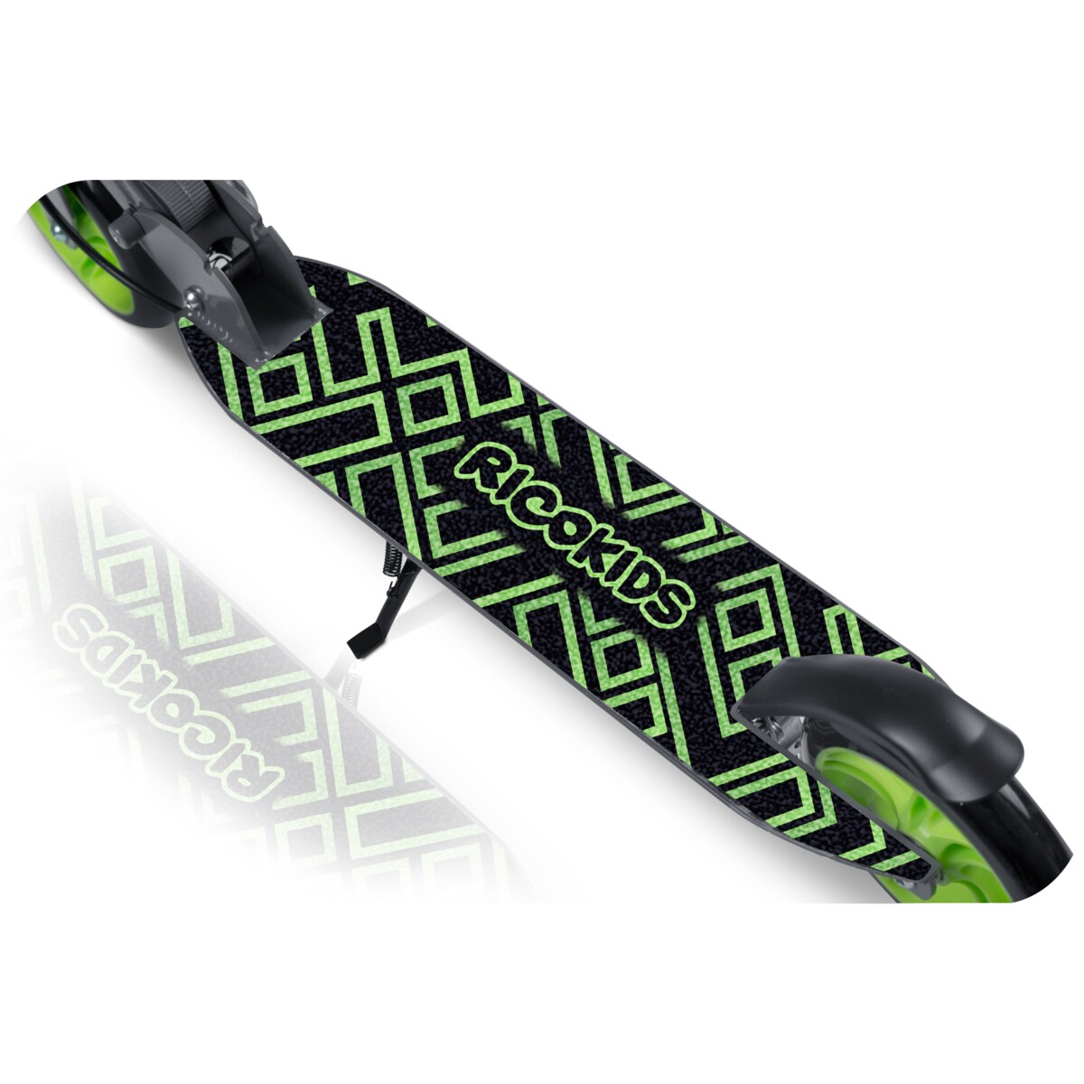 Hulajnoga składana dla dzieci RicoKids Kodi szaro-zielona