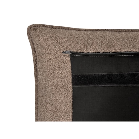 Łóżko Boucle BAJONNA 180 x 200 cm Beżowoszary