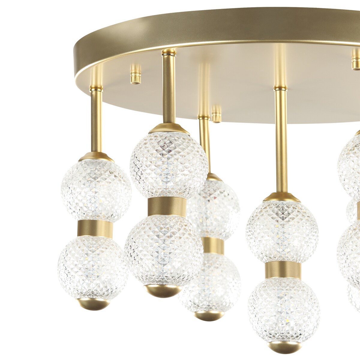 Lampa sufitowa YOWAKA Metal Złoty