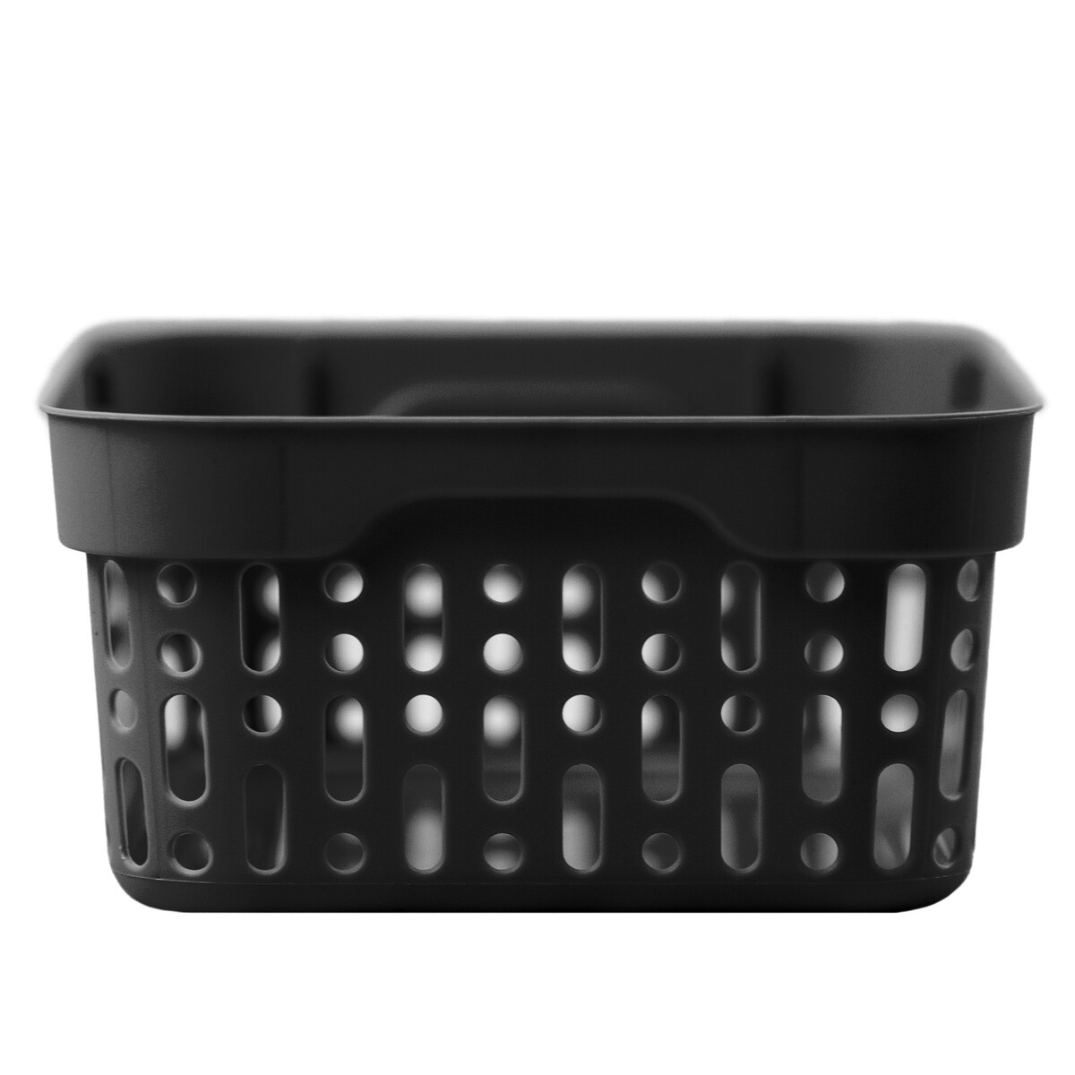 Koszyk Ażurowy Koszyczek XS Plastikowy Na Kosmetyki Do Łazienki Pudełko Pojemnik Do Szuflady Czarny