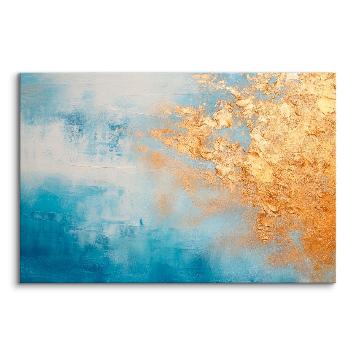 Obraz na płótnie Niebieska abstrakcja 100x70cm