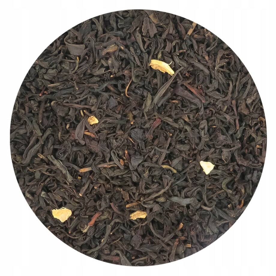 Herbata czarna sypana IMBIROWA o smaku rozgrzewającego imbiru PREMIUM - herbata liściasta sypana mieszanka napar susz - gotowa na prezent upominek