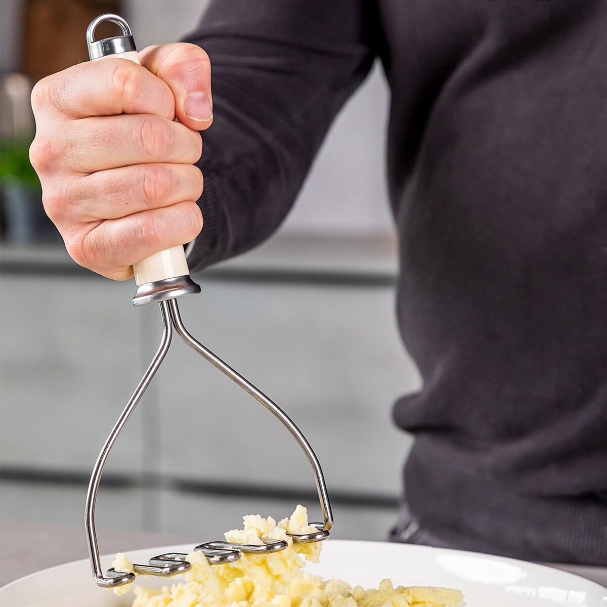 KitchenAid tłuczek do ziemniaków CORELINE Almond Cream