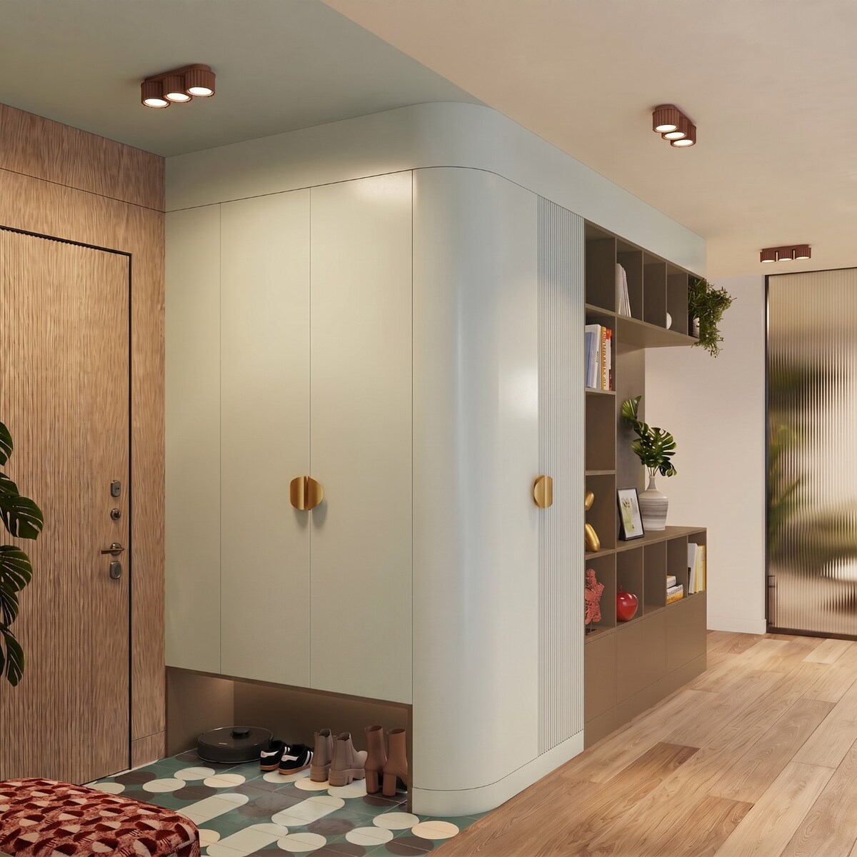Plafon AURA 3 mocca Gx53
