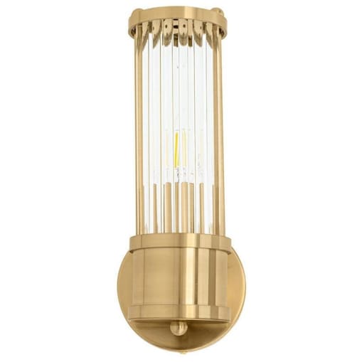 Kinkiet kryształowy Pilar MSE010400192 crystal złoty