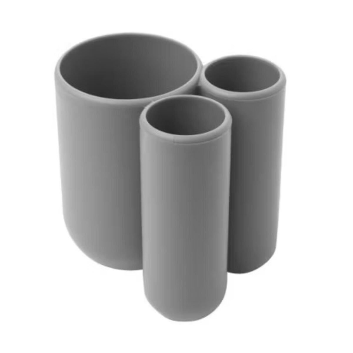 Pojemnik łazienkowy szary Touch, 10 x 8 x 10 cm, Umbra