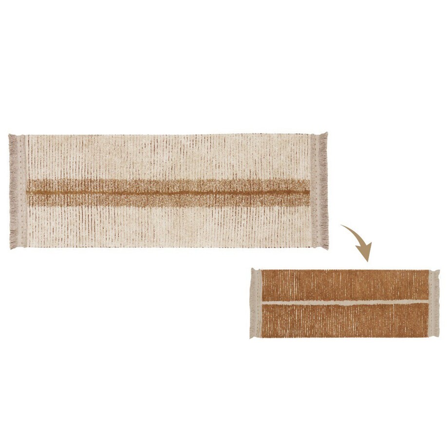 Dywan Bawełniany Duetto Toffee 80x230 cm Lorena Canals