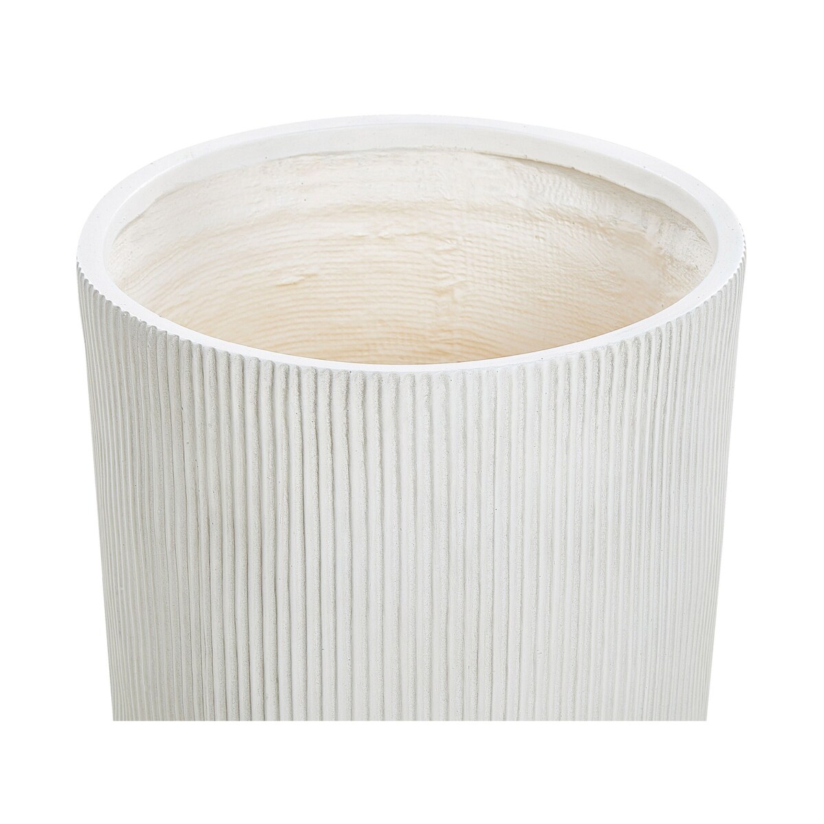 Doniczka okrągła ⌀ 45 cm złamana biel OREOI